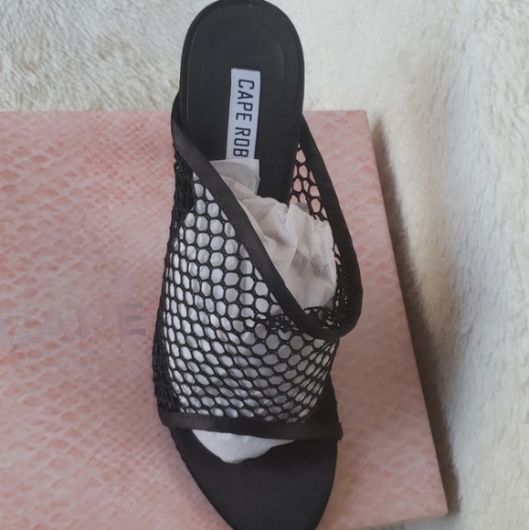 Sale!Cape Robbin Mesh Fishnet Sexy High Heel Black - Picture 4 of 6